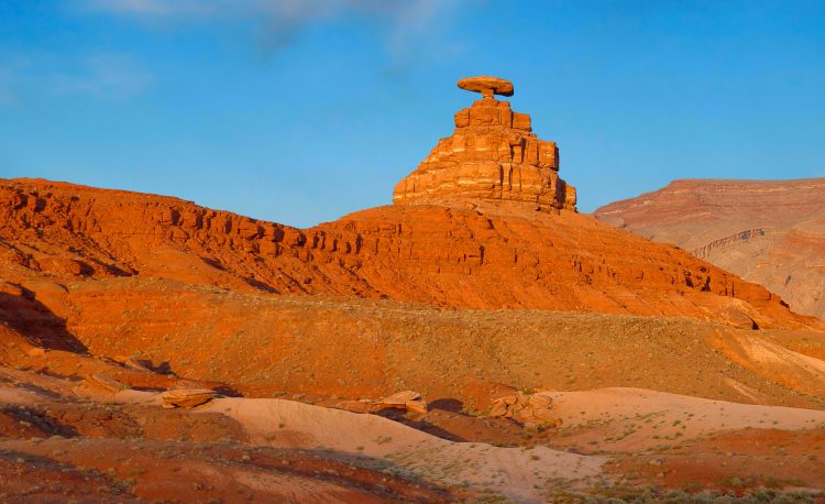 Mexican Hat Rock near the Valley of the Gods