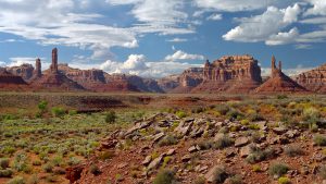 Panoramic view of Valley of the Gods