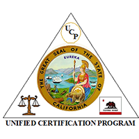 Logo for the California Unified Certification Program.