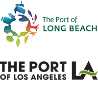 The port of Long Beach and The Port of Los Angeles Logo
