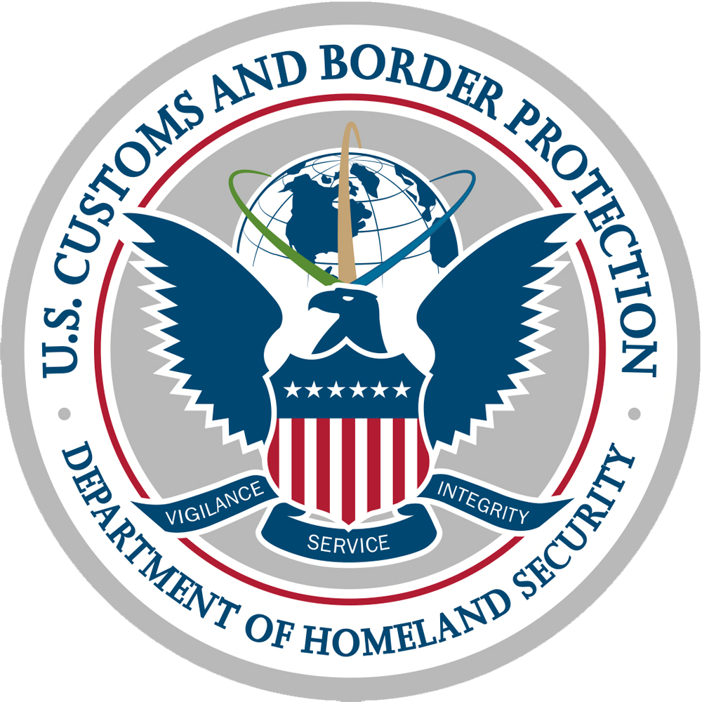 Logo for U.S. Customs and Border Protection.