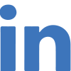 Blue LinkedIn Logo