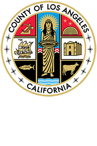 Insignia for the County of Los Angeles business certification.