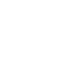 A simple, white icon of a ruler, paint brush and ink pen.